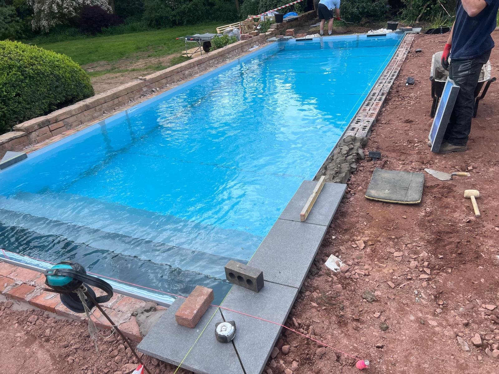Swimming Pool Installation and Landscaping