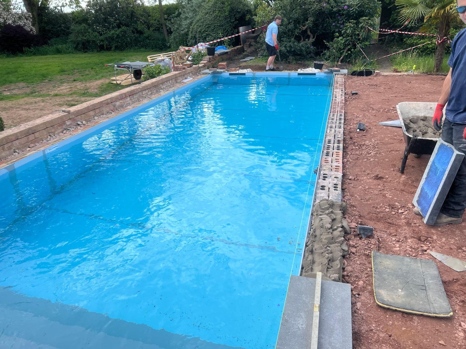 Swimming Pool Installation and Landscaping