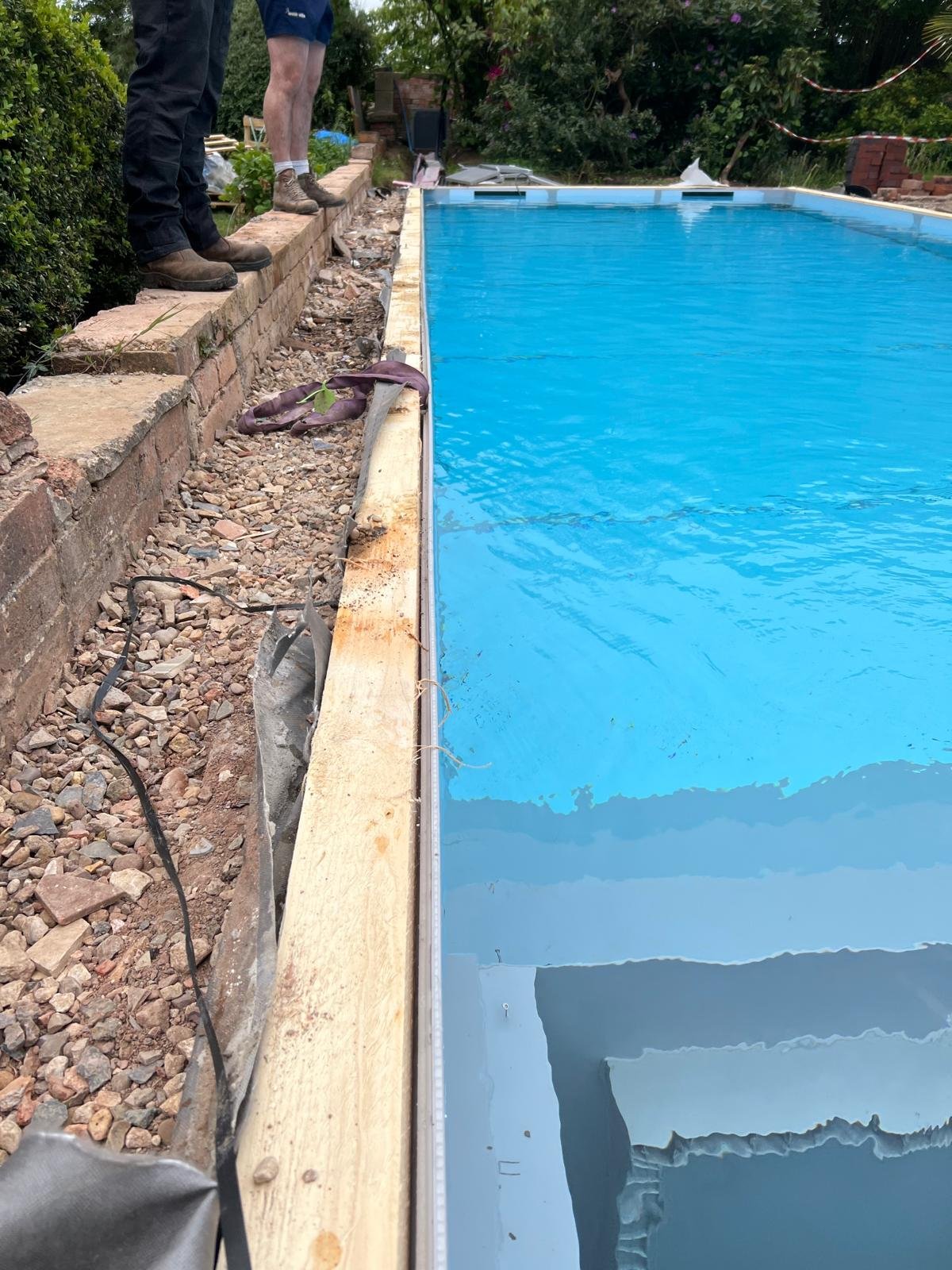 Swimming Pool Installation and Landscaping